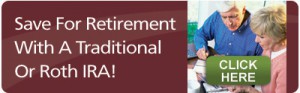 Roth IRA save for retirement banner