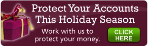 Protect your account for the holidays