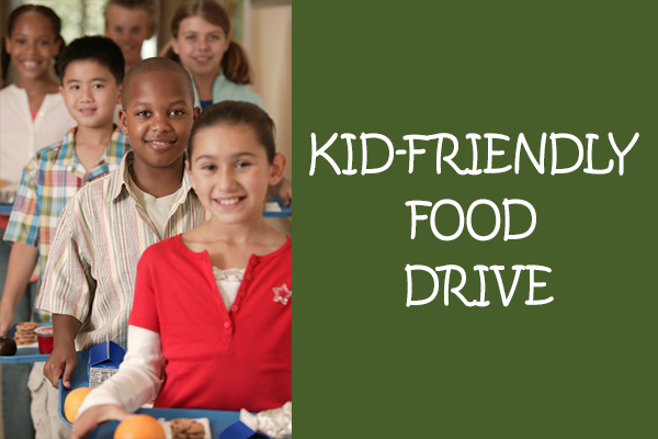 Kid-friendly food drive